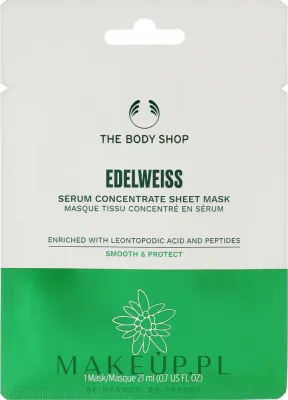 The Body Shop Sheet Mask Edelweiss — тканевая маска для лица с эдельвейсом, 21 мл
