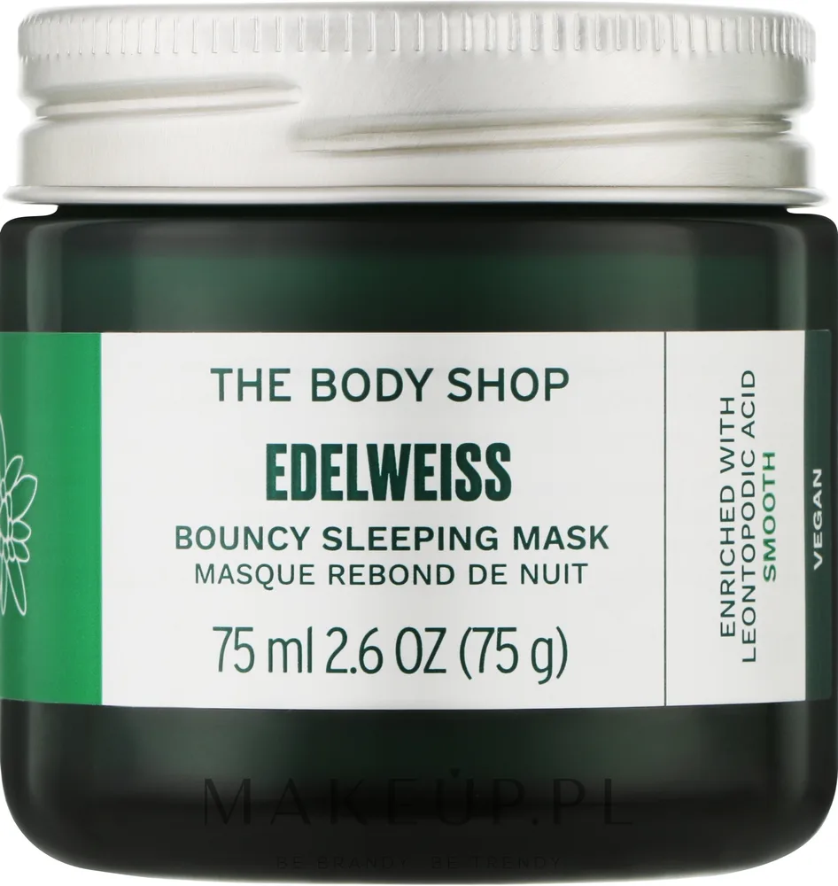 Ночная маска для лица с эдельвейсом The Body Shop Edelweiss Sleeping Mask
