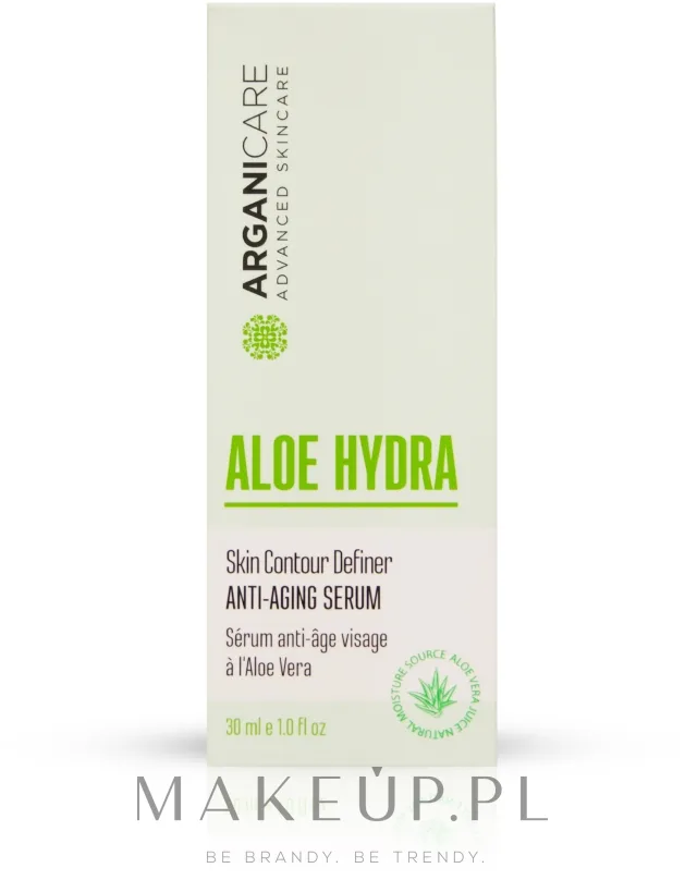 Сыворотка для лица Arganicare Aloe Hydra антивозрастная с алоэ вера 30 мл