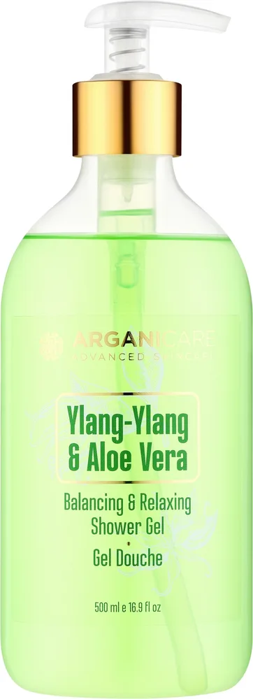Гель для душа Arganicare Иланг-иланг и алоэ вера, 500 мл