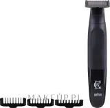 Мужской набор Gillette King C. Perfect Stubble крем для лица и щетины триммер и накидка 100 мл — фото 2