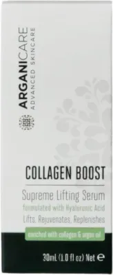 Сыворотка для лица ArganiCare Collagen Boost лифтинг с гиалуроновой кислотой и коллагеном 30 мл