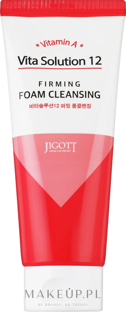 Jigott Vita Solution 12 Firming Foam укрепляющая пенка с облепихой коллагеном и аиром 180 мл
