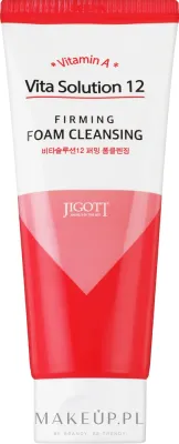 Jigott Vita Solution 12 Firming Foam укрепляющая пенка с облепихой коллагеном и аиром 180 мл