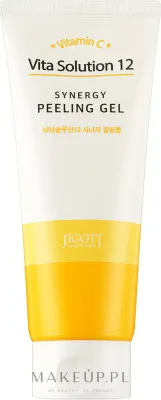 Пилинг-гель с эффектом гоммажа Jigott Vita Solution 12 Synergy Peeling Gel, 180 мл, Корея