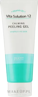 Успокаивающий гель-пилинг для лица Jigott Vita Solution 12 Calming Peeling Gel, 180 мл, Корея
