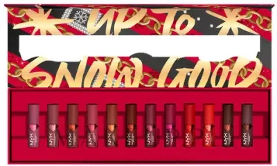 Набор матовых помад NYX Professional Makeup Matte Lipstick Vault 12 оттенков 12x1.3 г