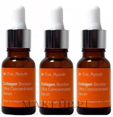 Набор из трех сывороток Dr. Eve_Ryouth Collagen Booster с коллагеном конжаком и пептидом 3x15 мл
