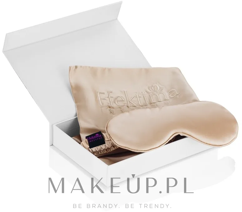 Набор Efektima Silk Sleep Set шелковая наволочка и маска для сна