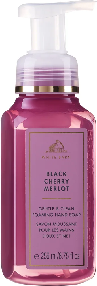 Пенное мыло для рук Bath & Body Works Black Cherry Merlot с ароматом вишни, 259 мл
