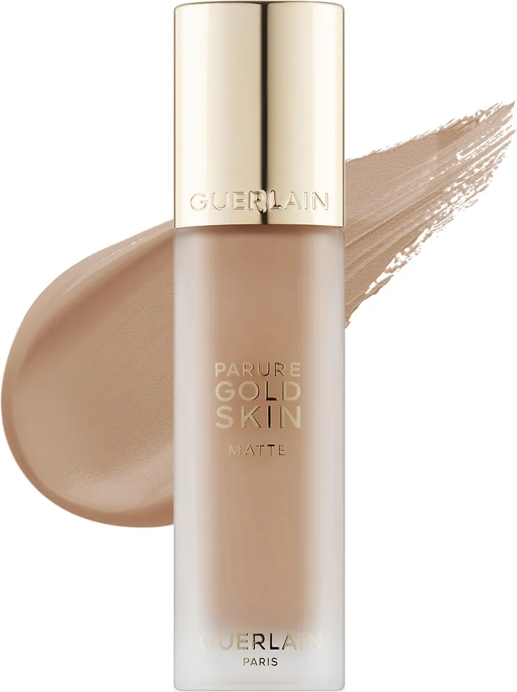 Тональный флюид Guerlain Parure Gold Skin Matte матирующий антивозрастной, 35 мл, оттенок 3N