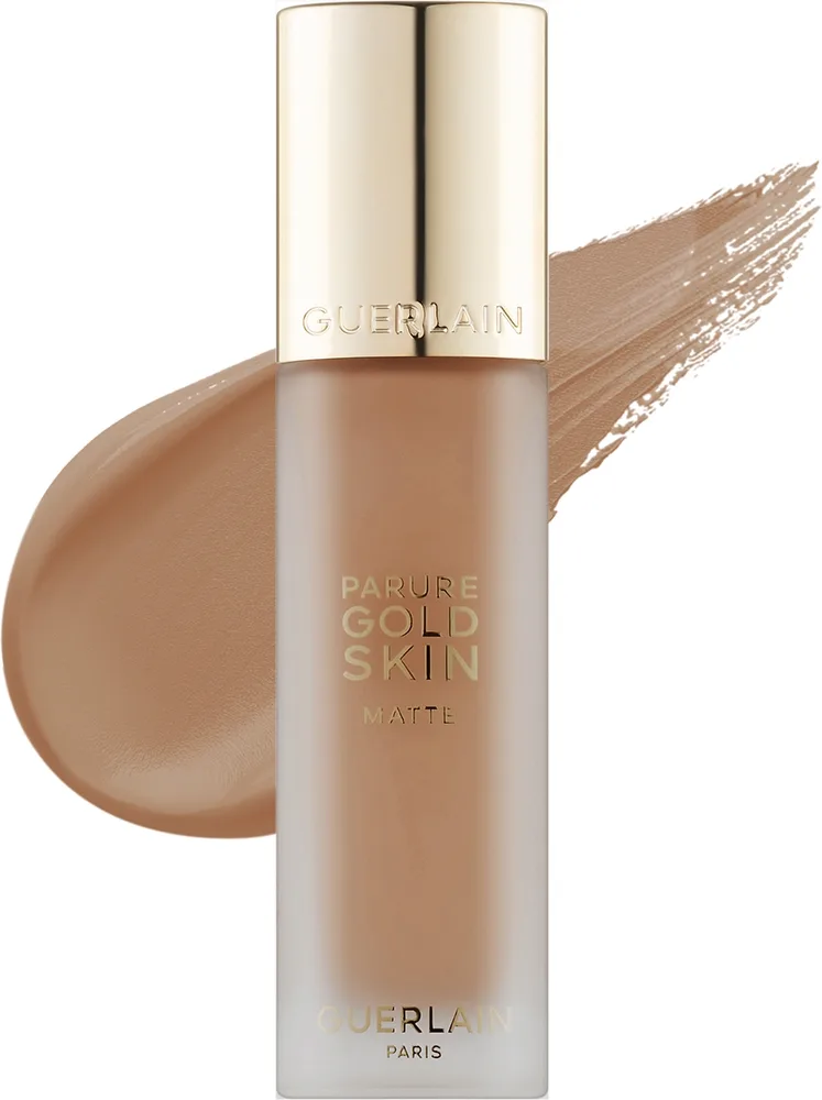 Тональный флюид Guerlain Parure Gold Skin Matte матирующий антивозрастной, 35 мл, оттенок 4N
