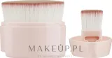 Кисть для макияжа Eigshow Beauty F666-Pink 2 в 1 из синтетического ворса веганская — фото 2