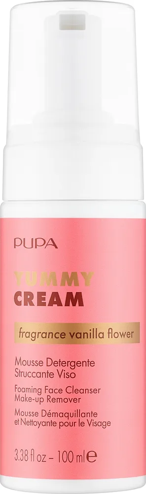 Pupa It's Delicious Yummy крем-пенка для умывания с молочной кислотой лецитином и витамином C 100 мл