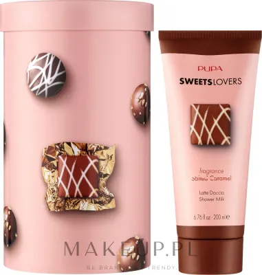 Набор для тела Pupa Sweets Lovers Salted Caramel молочко для душа с ароматом соленой карамели 200 мл