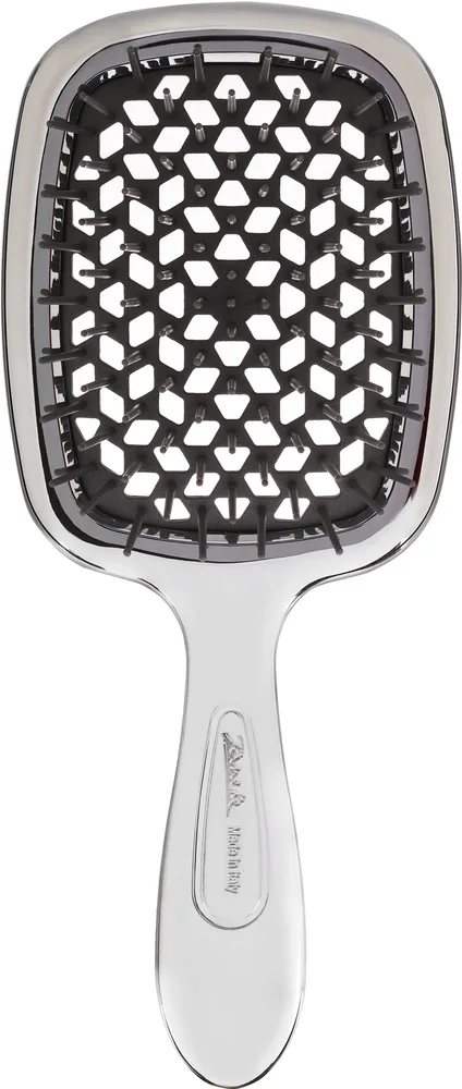 Щётка для волос Janeke Superbrush Limited Silver серебристо-серый