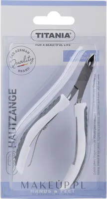 Кусачки для ногтей и кожи Titania 1059/Stb серые с рельефными ручками