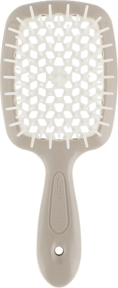 Щётка для волос Janeke Superbrush Small серый с белым