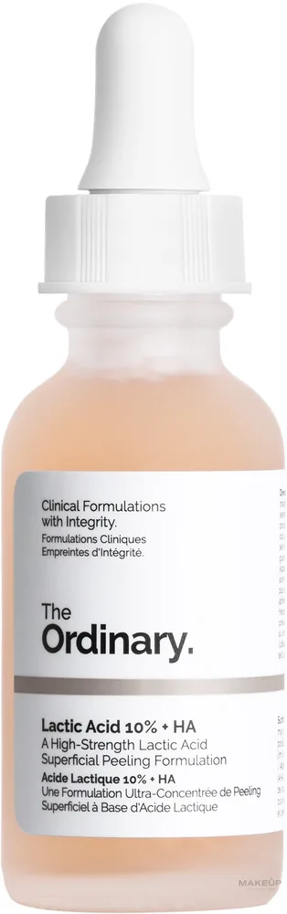 Сыворотка-пилинг для лица The Ordinary Lactic Acid 10% + HA 2% с молочной кислотой 30 мл