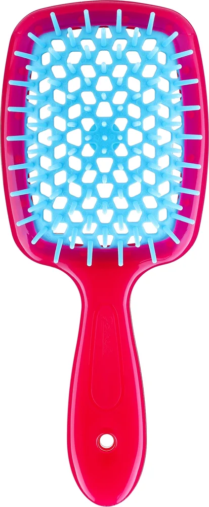 Щётка для волос Janeke Superbrush Small розовый с голубым