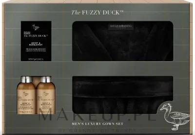 Набор Baylis & Harding The Fuzzy Duck Men's Hemp & Bergamot гель для тела 100 мл гель для умывания 100 мл соль для ванны 75 г и халат