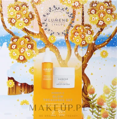 Набор Lumene Valo Glow Treasures эссенция 30 мл и увлажняющий дневной крем 50 мл для сияния