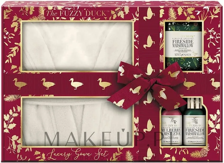 Набор Baylis & Harding The Fuzzy Duck Winter Wonderland крем для ванны 100 мл гель для тела 100 мл соль для ванны 75 г и халат