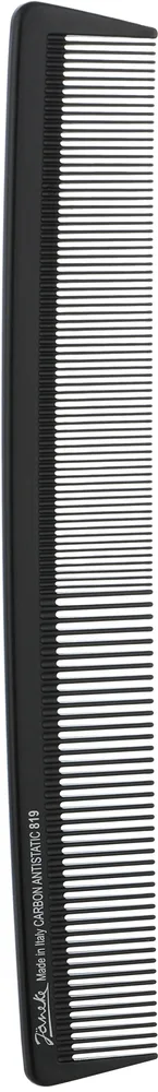 Профессиональная карбоновая расчёска для волос Janeke Carbon Universal Comb Extra Long