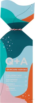 Набор Q+A Skin Care очищающий гель крем с церамидами сыворотка с витамином C и тонер 75+50+30+100 мл
