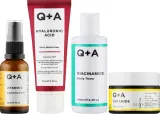 Набор Q+A Skin Care очищающий гель крем с церамидами сыворотка с витамином C и тонер 75+50+30+100 мл — фото 2