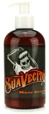 Крем для укладки волос Suavecito Brilliantcreme лёгкой фиксации, блеск, с ланолином и воском, 237 мл