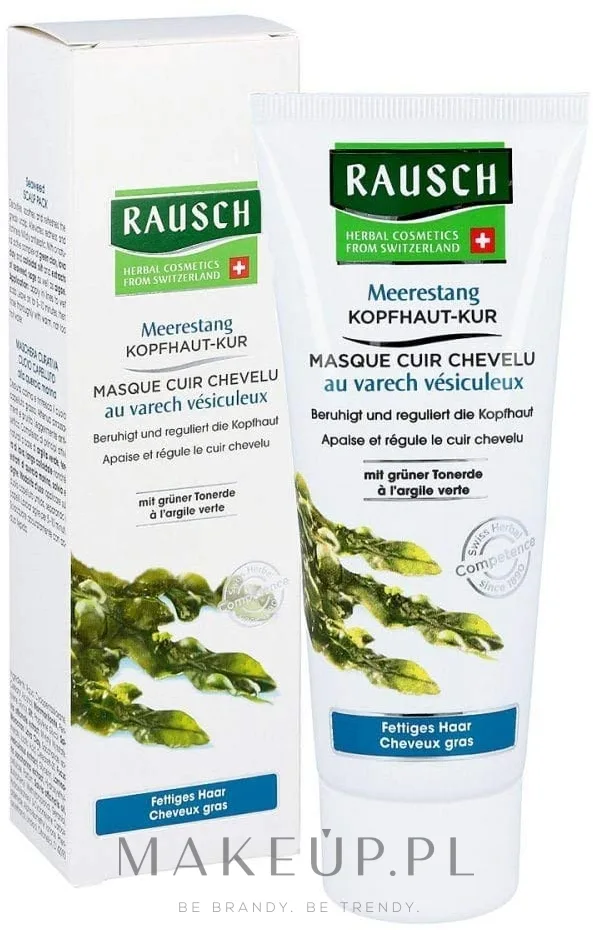 Маска для волос Rausch Meerestang Kopfhaut-Kur для жирных волос, уход за кожей головы, 100 мл