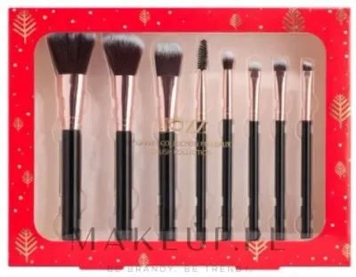 Набор кистей для макияжа Jozz Brush Collection 8 шт. с чехлом
