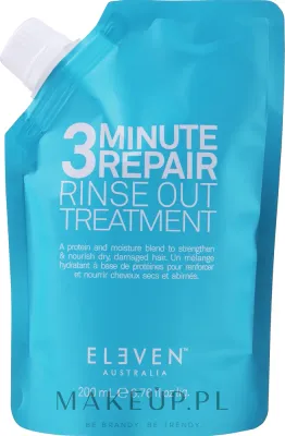 Маска для волос Eleven Australia 3 Minute Rinse Out Repair Treatment для сухих и повреждённых волос, сменный блок, 200 мл
