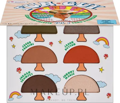 Палетка теней для век TheBalm Fun-Guy Eyeshadow Palette 6 оттенков
