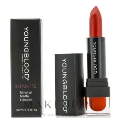 Помада для губ Youngblood Intimate Mineral Matte Lipstick минеральная, матовая, с плотным пигментом, 4 г