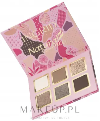 Палетка теней для век Ingrid Cosmetics Natural Essence Discovery Of The West сатиновые и сияющие оттенки, 8 г
