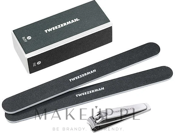 Маникюрный набор Tweezerman Manicure Set книпсер две пилки и баф