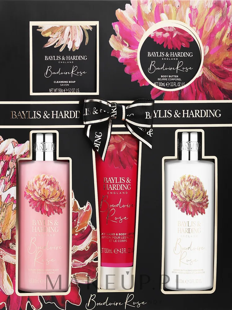 Baylis & Harding Baylis & Harding Boudoire Rose Set - Набор для тела Baylis and Harding Boudoire Rose гель для душа крем для ванны лосьон баттер и мыло с ароматом розы