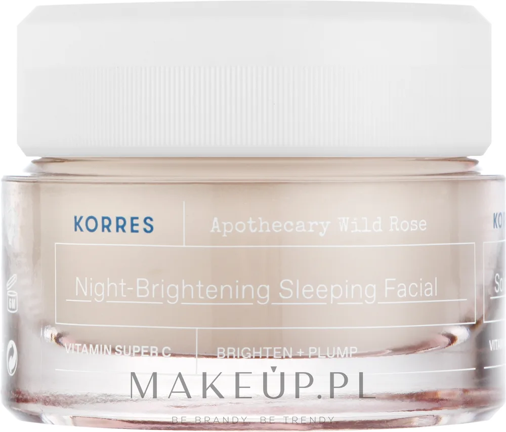Крем для лица ночной Korres Wild Rose сияние 40 мл