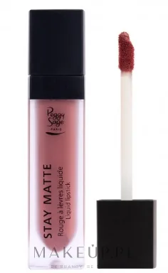 Жидкая помада для губ Peggy Sage Stay Matte Rouge levres Liquide матовая, стойкая, 6 мл, оттенок Soft Rosewood