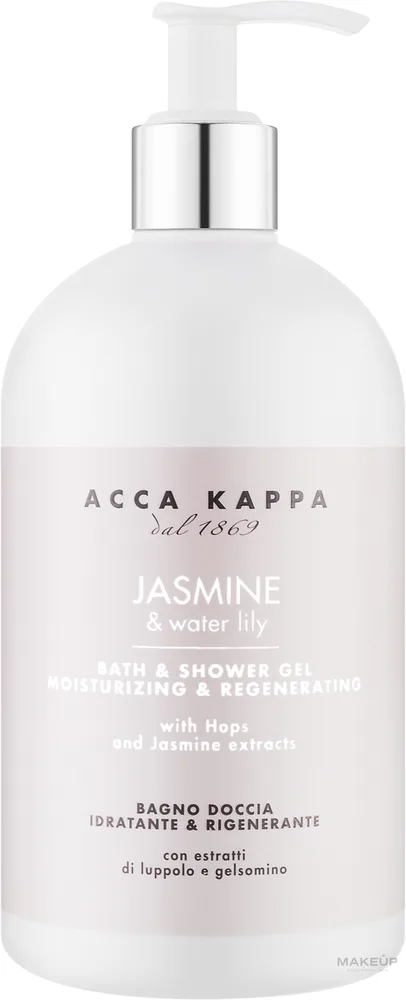 Гель для душа Acca Kappa Jasmine & Water Lily с жасмином и лилией, 500 мл