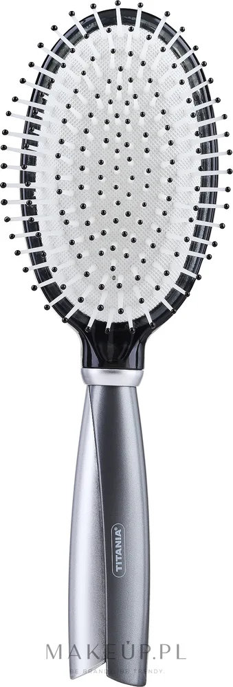 Массажная щётка для волос Titania Salon Professional Cushion Brush 24.5 см серый