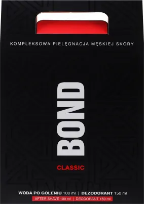 Мужской набор Bond Classic лосьон после бритья и дезодорант с мятой 100+150 мл