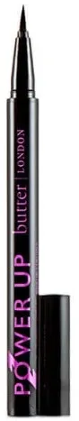 Подводка для глаз Butter London Power Up All Day Wear Liquid Eyeliner жидкая, матовая чёрная, водостойкая, 0,5 мл