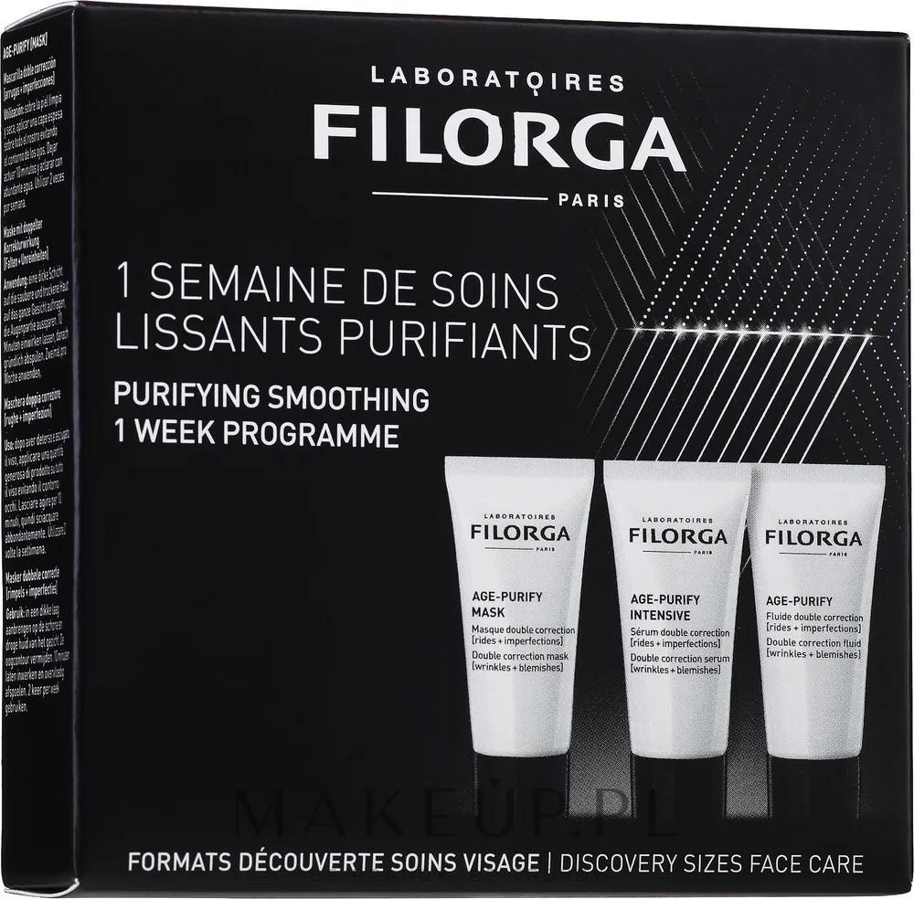 Набор мини-средств Filorga Age Purify маска 7 мл сыворотка 7 мл и корректирующий флюид 7 мл