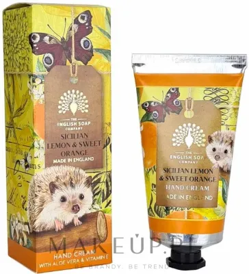 Крем для рук The English Soap Company Sicilian Lemon & Sweet Orange с маслом ши и алоэ вера 75 мл