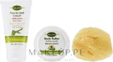 Набор Kalliston Kit Avocado масло для тела крем для рук и тела и мочалка с авокадо и маслом ши 75+50 мл — фото 2