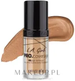 Тональная основа L.A. Girl PRO Coverage HD Foundation кроющая стойкая, 28 мл, оттенок GLM644 - Natural — фото 1