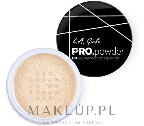 Фиксирующая пудра L.A. Girl HD PRO Setting Powder рассыпчатая матирующая, 5 г, оттенок GPP920 - Banana Yellow